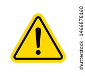 caution icon with triangle form.... | Shutterstock .eps vector #1466878160