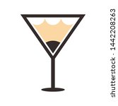 logo design cocktail pencils... | Shutterstock .eps vector #1442208263