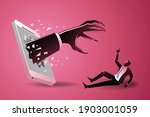 vector illustration of business ... | Shutterstock .eps vector #1903001059