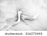 White Wedding Shoes With...