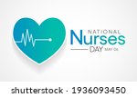 national nurses day is observed ... | Shutterstock .eps vector #1936093450