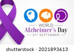 world alzheimer's day is... | Shutterstock .eps vector #2021893613