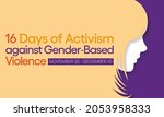 16 days of activism against... | Shutterstock .eps vector #2053958333
