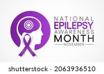 epilepsy awareness month is... | Shutterstock .eps vector #2063936510