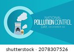 national pollution control day... | Shutterstock .eps vector #2078307526