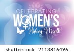 women's history month is... | Shutterstock .eps vector #2113816496