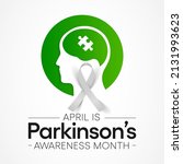 parkinson's disease awareness... | Shutterstock .eps vector #2131993623