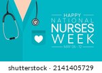 national nurses week is... | Shutterstock .eps vector #2141405729