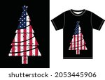 Christmas T Shirt Design. Usa...