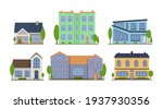 home facade with doors and... | Shutterstock .eps vector #1937930356