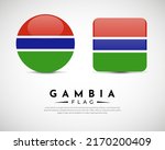 realistic gambia flag icon... | Shutterstock .eps vector #2170200409