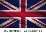 realistic wavy flag of england... | Shutterstock .eps vector #2170200413