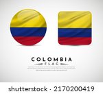 realistic colombia flag icon... | Shutterstock .eps vector #2170200419