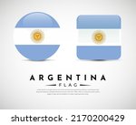 realistic argentina flag icon... | Shutterstock .eps vector #2170200429