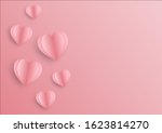 valentine's day wallpaper.... | Shutterstock .eps vector #1623814270