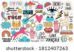 very large set or composition... | Shutterstock .eps vector #1812407263