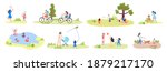 large set of summer family... | Shutterstock .eps vector #1879217170