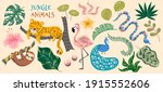 abstract jungle background.... | Shutterstock .eps vector #1915552606