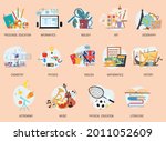 colorful education and school... | Shutterstock .eps vector #2011052609