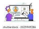 ui ux development concept.... | Shutterstock .eps vector #2025949286