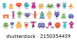 monster super big icon set.... | Shutterstock .eps vector #2150354459