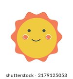 Cute Sun Icon. Element For...