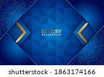 Luxury Blue Background With...