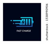 fast charge battery logo design ... | Shutterstock .eps vector #1538990906