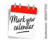 mark your calendar on calendar... | Shutterstock .eps vector #1828297310