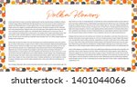 polka flower vector editorial... | Shutterstock .eps vector #1401044066