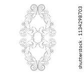 retro baroque decorations... | Shutterstock .eps vector #1134298703
