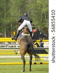 Small photo of PORTIMAO, PORTUGAL - JUNE 13: Participant in action at International Show Jumping CS4 Portimao , Portugal,June 13, 2010 in Portimao.