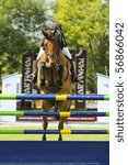 Small photo of PORTIMAO, PORTUGAL - JUNE 13: Participant in action at International Show Jumping CS4 Portimao , Portugal,June 13, 2010 in Portimao.