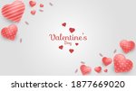 valentine's day poster or... | Shutterstock .eps vector #1877669020