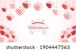 happy valentine's day banner.... | Shutterstock .eps vector #1904447563