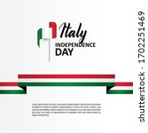 italy independence day banner... | Shutterstock .eps vector #1702251469