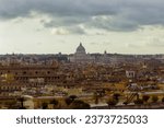 Small photo of Rome, capital of Italy, a large cosmopolitan city with history. Ancient ruins such as the Forum and the Colosseum bear witness to the Roman Empire. In Vatican City, home of the Catholic Church