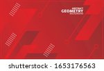 landing red geometric... | Shutterstock .eps vector #1653176563
