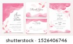 wedding invitation card... | Shutterstock .eps vector #1526406746