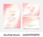 elegant fluid wedding... | Shutterstock .eps vector #1600490890