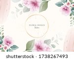 flower background. horizontal... | Shutterstock .eps vector #1738267493