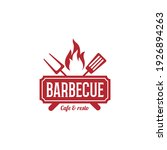 vintage grill logo  barbeque ... | Shutterstock .eps vector #1926894263