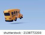 3d vector of yellow school bus  ... | Shutterstock .eps vector #2138772203