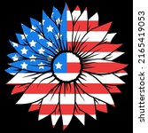 patriotic sunflower vector ... | Shutterstock .eps vector #2165419053