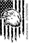 patriotic eagle with us flag... | Shutterstock .eps vector #2170550983