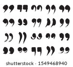 speech marks  quote sign icons. ... | Shutterstock .eps vector #1549468940