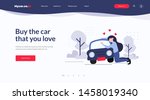 car seller service advertising... | Shutterstock .eps vector #1458019340