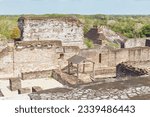 Small photo of The elaborate ruins of Comalcalco in Tabasco, Mexico, is the western-most Mayan city and the only ever built of brick