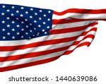 3d illustration a waving flag... | Shutterstock . vector #1440639086