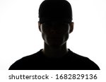 upper body man silhouette.... | Shutterstock . vector #1682829136